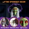 59” Halloween Decorations Outdoor Hanging Witch Talking Decor